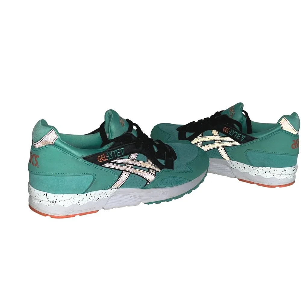 ASICS Gel-Lyte V Miami Turquoise Black Running‎ Sneakers Men's US 11 EUR 44